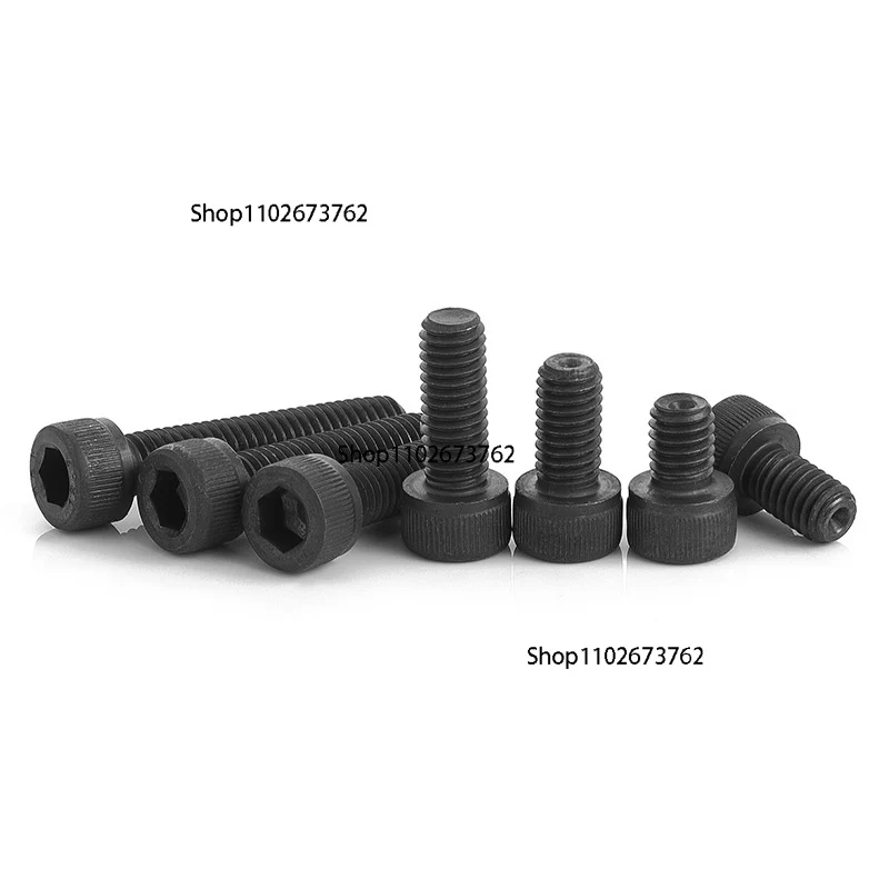 

Grade 12.9 Hex Socket Head Cap Screw DIN912 M3 M4 High Strength Cheese Head Bolt 6 Square Black Cup Head Screw Bolt 1.4 1.6 1.7