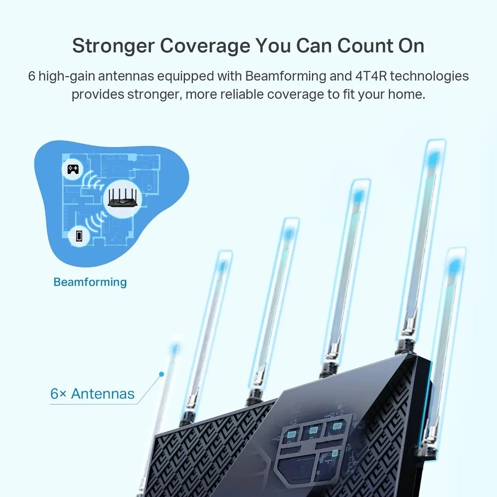 AX5400 WiFi 6 Router Archer AX73 Dual Band Gigabit Wireless Internet Router, High-Speed ax Router for Streaming