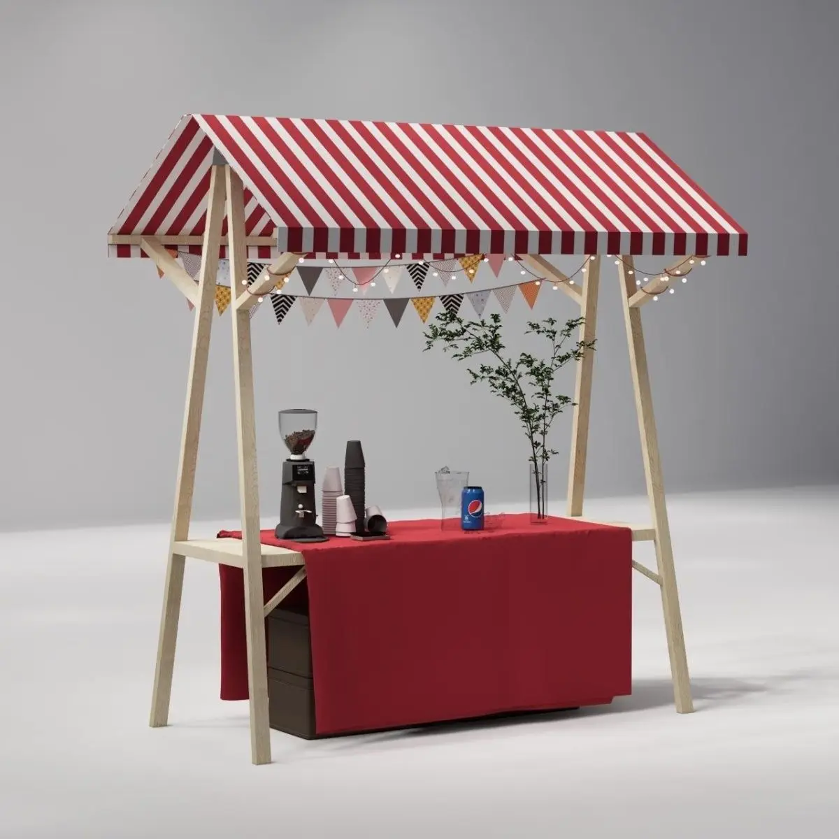 Expositoras de madeira, barracas de mercado noturno, promoções fora do evento shantytown, mercado de aluguel de Taiwan, shopping center