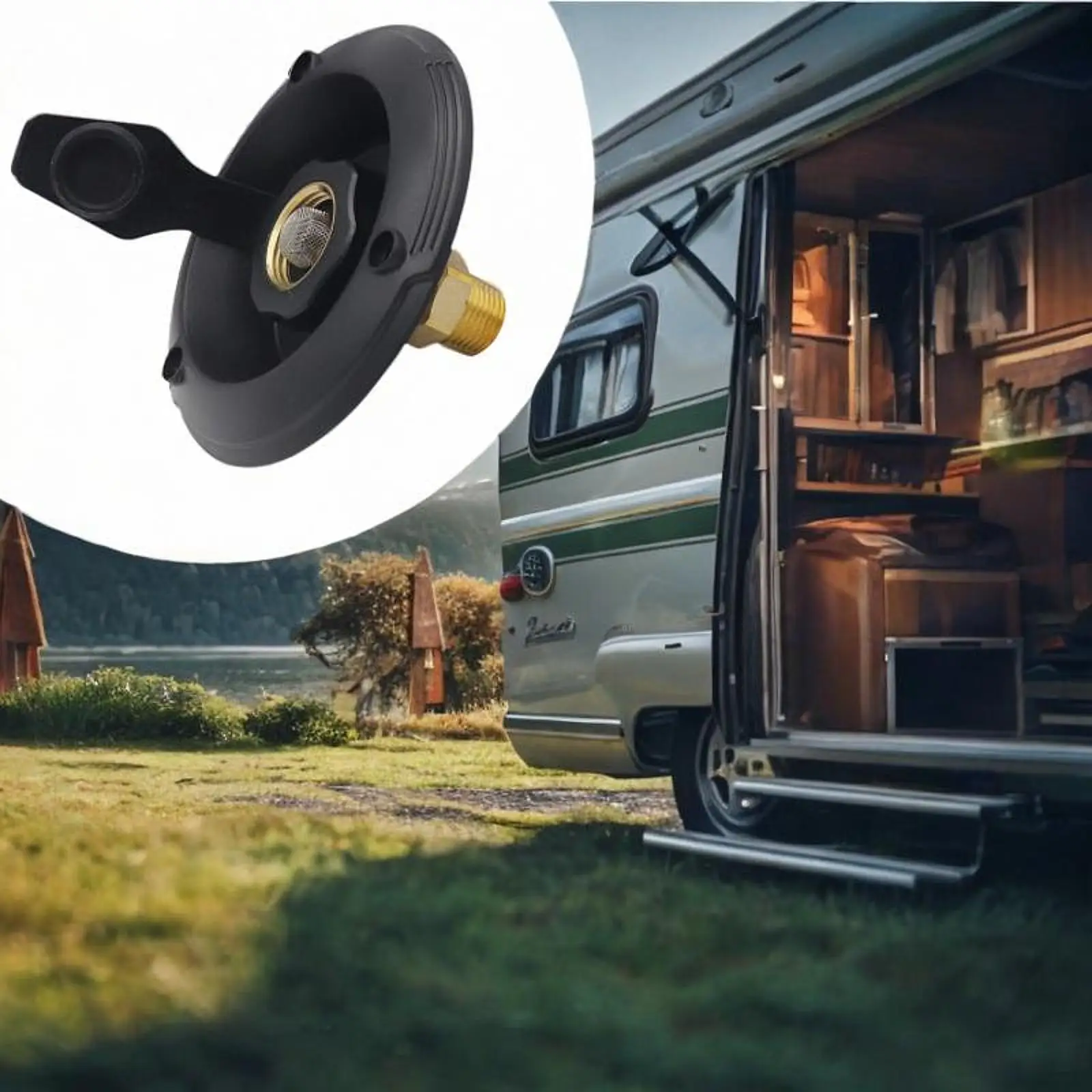 Generieke RV City waterinlaat met terugslagklepvervanging voor camper