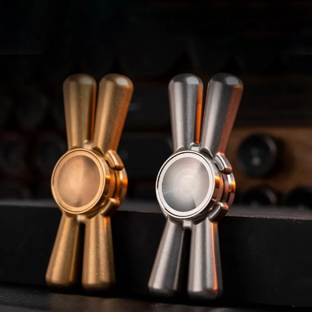 QINGCHAO EDC KAME Fidget Spinner Brass Fidget Toys For Adults Stress Relief Toy Office Desk Accessories