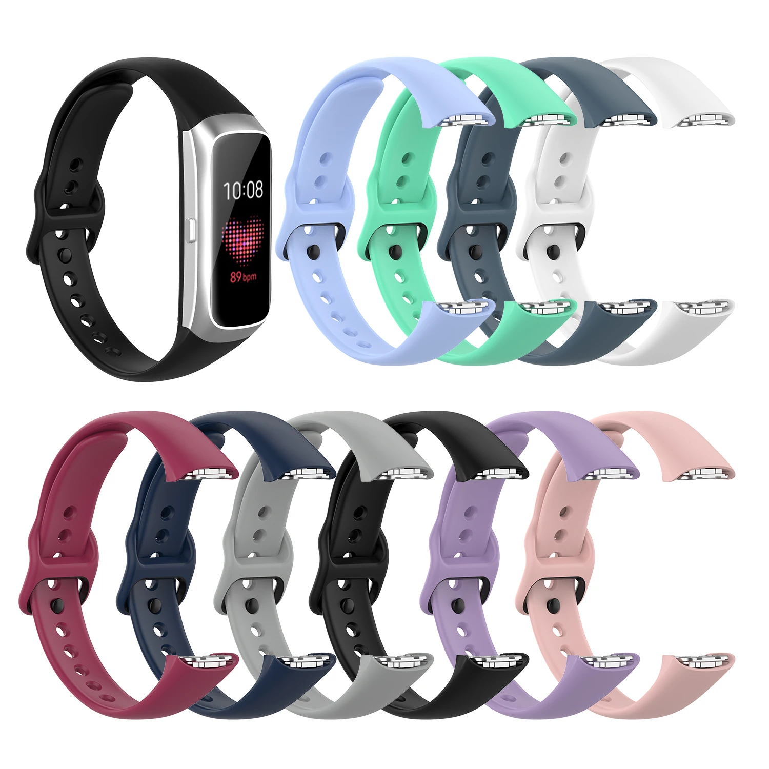 Silicone Strap For Samsung Galaxy Fit SM-R370 Replacement Band Watchband Wristband Smart Watch Accessory