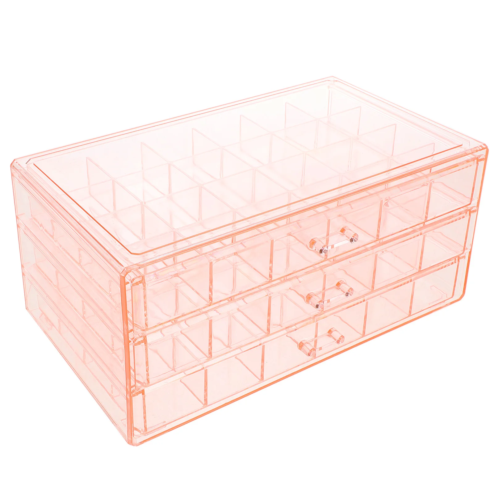 

3-Layer Jewelry Storage Box Lightweight Jewelry Organizer Desktop Case for Rings Earrings Necklaces Bracelets Protective Holder