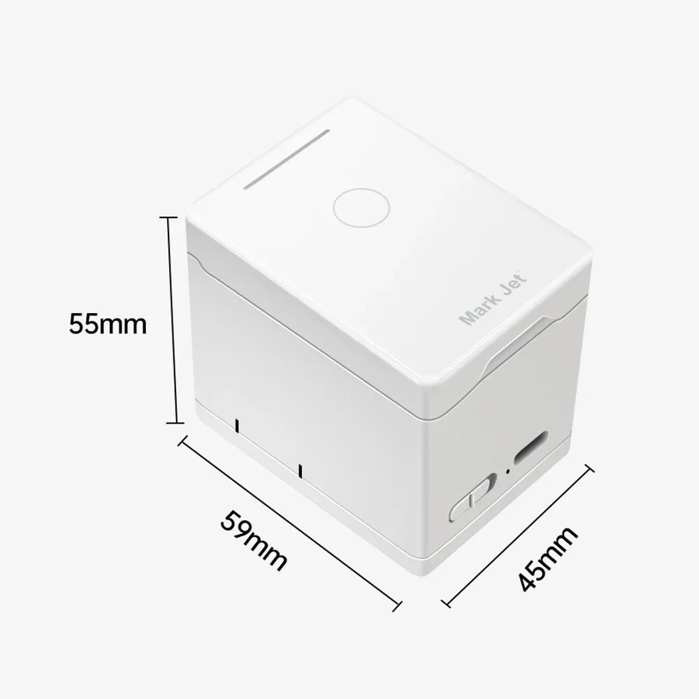 ミニハンドヘルドインクジェットプリンター,ポータブルカラープリンター,wifi,バーコード,タトゥー,ロゴ,日付印刷用のワイヤレス接続