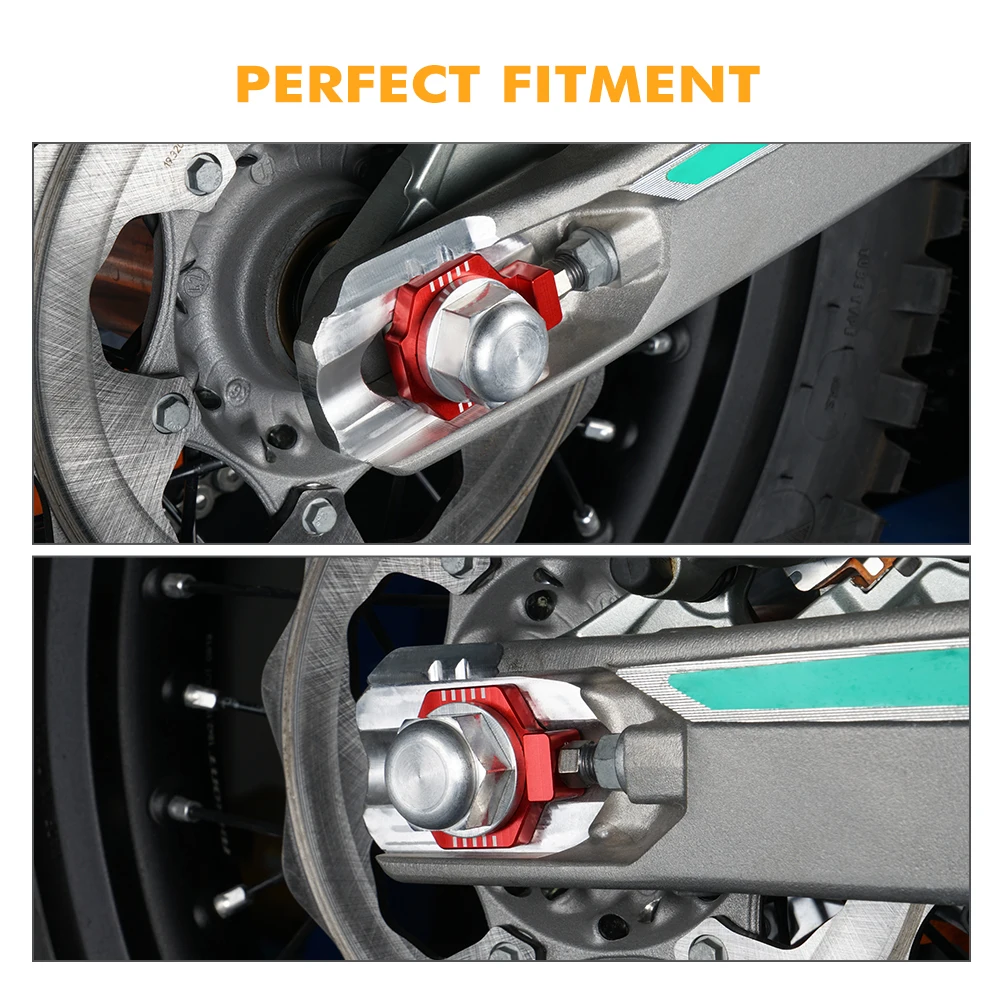 

For Beta RR 300 2013-2022 Xtrainer 300 2015-2022 RR125 RR 250 RR 350 RR 390 430 480 498 Rear Wheel Axle Nut Screw Chain Adjuster