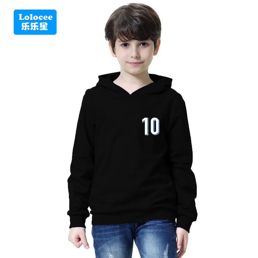 أطفال هوديي سماعة رأس للموسيقى طباعة بلوزة كاجوال-الأطفال مقنعين البلوز موضة ربيع الخريف ملابس يومية للبنين EJCK1