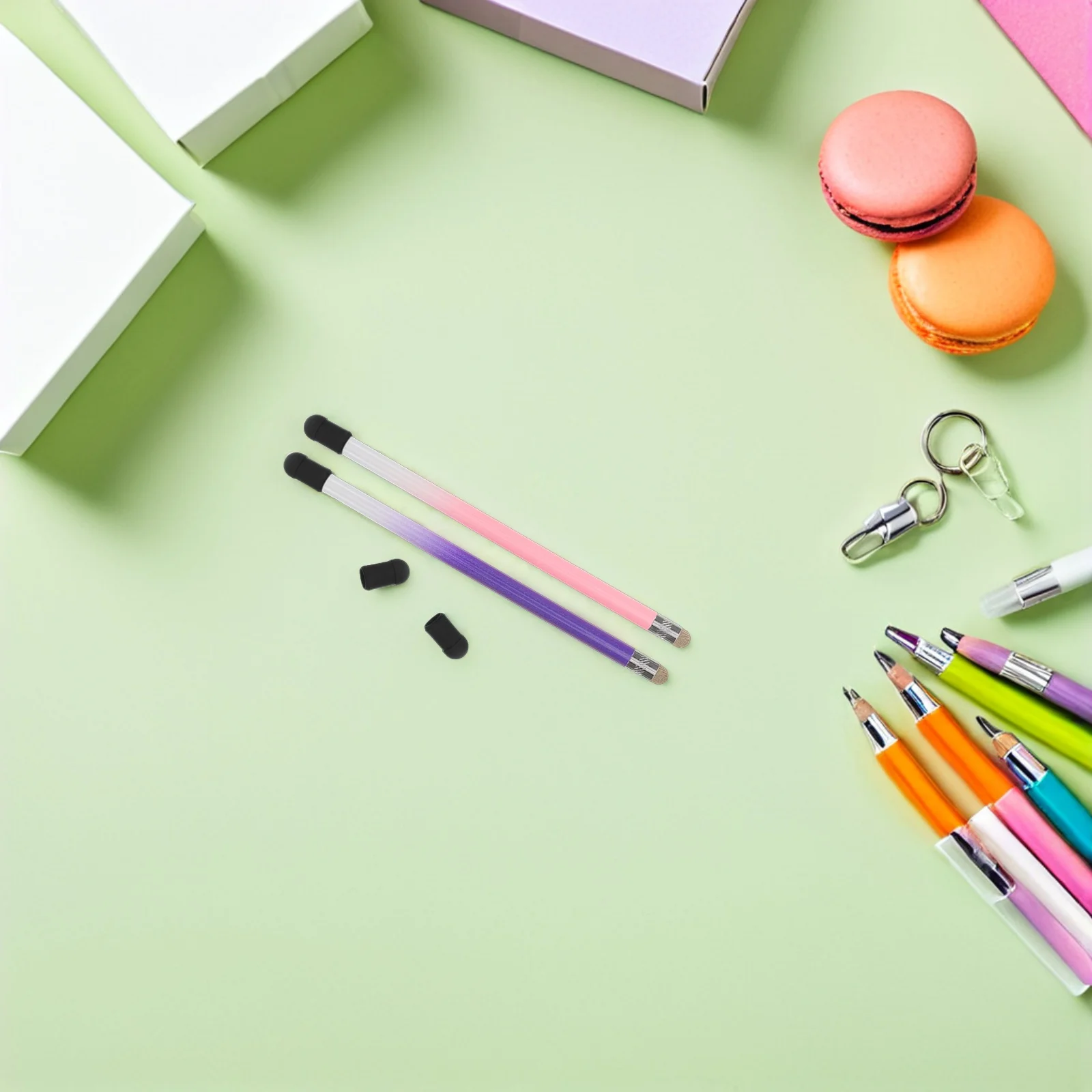 

100 шт. сменных силиконовых наконечников для емкостных стилусов: высокая чувствительность, точное управление, совместимость с планшетами