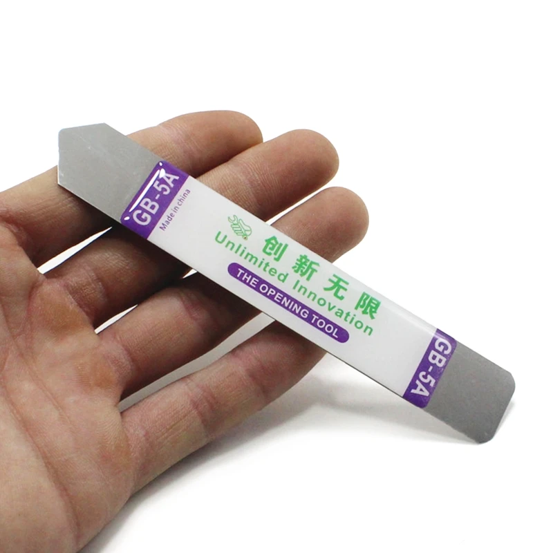 Q2Q4 5Pcs Soft Thin Metal Opening Pry Tool for Electronic Device Repair Tools