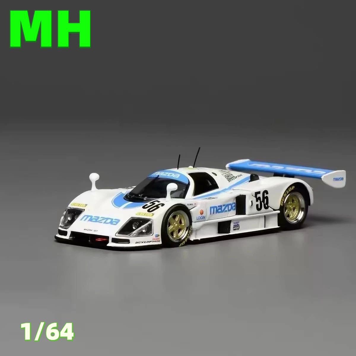 MotorHelix MH 1:64 Alloy Mazda 787B 18# Miniature Car Model - Collection Item - Adult Decoration - Boy's Gift