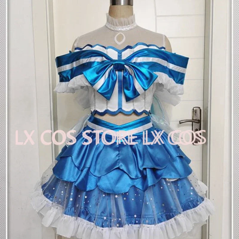 Max Anime Sunshine Aqours Love Aquarium Chika Ruby Dia Kunan Cosplay Costume Party Sexy Rhinestone Dress Halloween Uniform