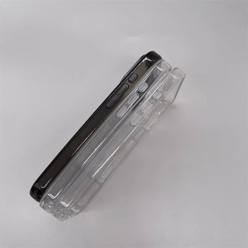 الأصلي سلسلة التماثل واضح جراب هاتف آيفون 17 برو ماكس الهواء 16 15 14 13 12 بريق شفاف Ott صندوق مكافحة الإفلات غطاء #5