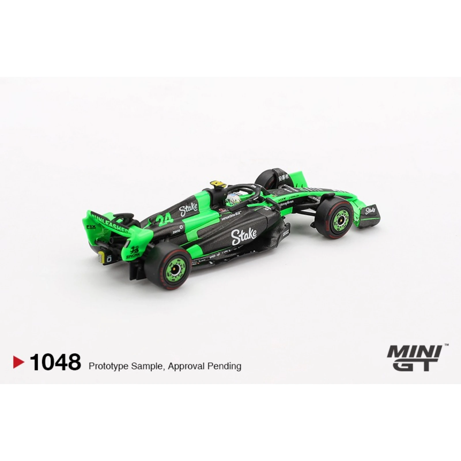 ما قبل البيع MINIGT 1048 1:64 ركلة صابر C44 # 24 قوانيو تشو 2024 F1 2024 الصينية GP دييكاست نموذج سيارة جمع اللعب #4