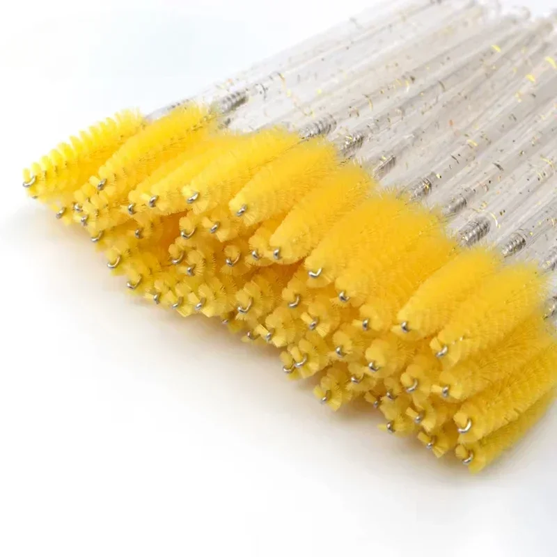 10/50 Pcs Eyelash Brushes False Eye Lashes Extension Tools Eyebrow Brush Mascara Wands Applicator Spoolers Lashes Cosmetic Tool