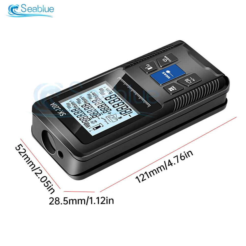 Laser Distance Meter 40M 50M Rangefinder Tape Range Finder Measure Device IP54 Digital Ruler Test Tool