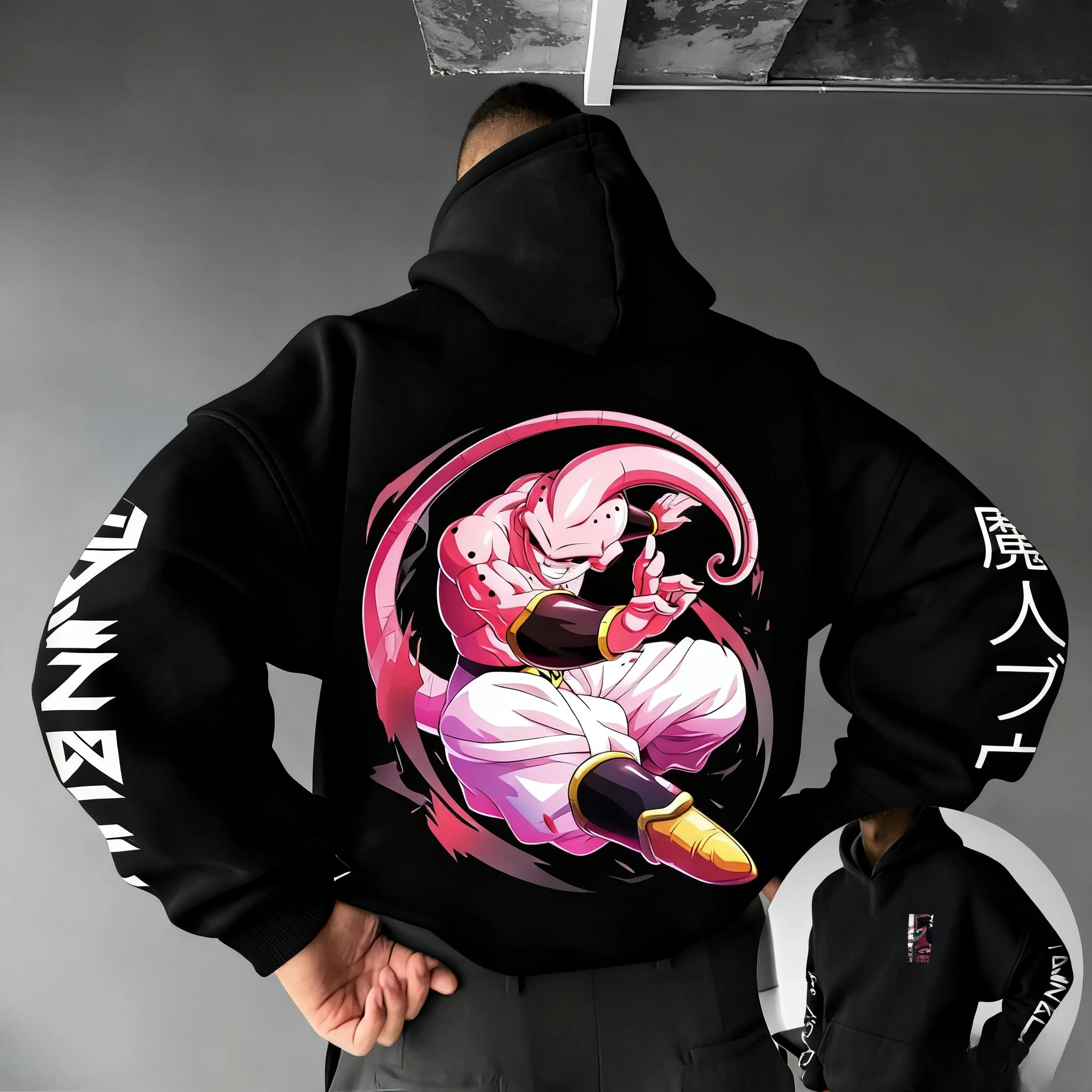 

Мужской пуловер с капюшоном в стиле аниме, уличная одежда Dragon Ball Demon, осенне-зимний свитер с капюшоном, женский наряд для родителей и детей