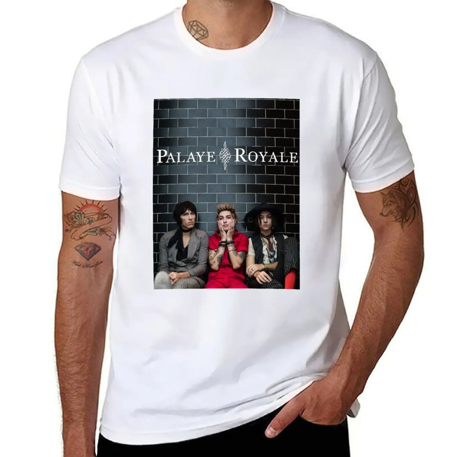 تي شيرت Palaye Royale تي شيرت للرجال برسوم جرافيك تي شيرت رجالي برسوم جرافيك
