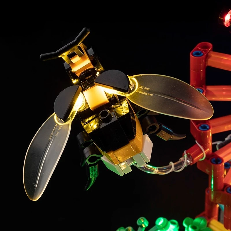 LED-verlichtingsset geschikt voor LEGO The Evolution of STEM 21355-ideeën bouwstenen (niet het stenenmodel)