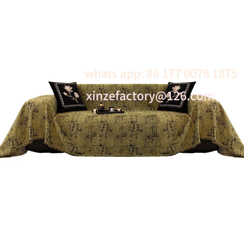 

Customizable 2025 new sofa cover cloth, all-season non-slip sofa towel, a whole full cover living room sofa cover cushion blanke