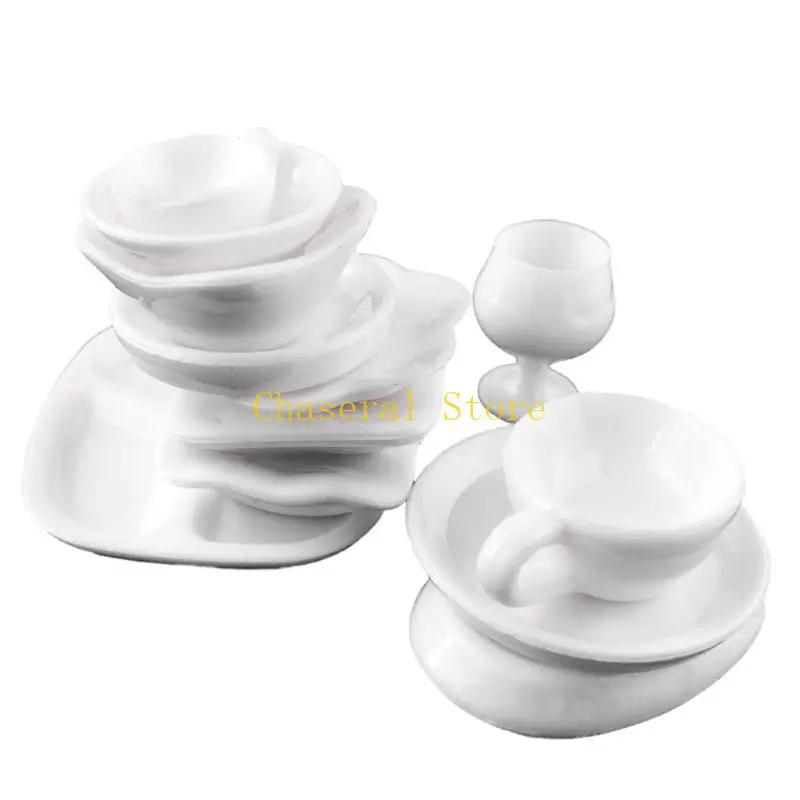 E7CE 1/12 Appareils cuisine miniatures modèles meubles maison poupée Modèle meubles jouets plateaux résine