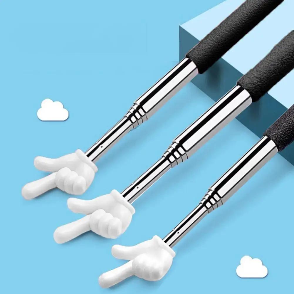 عصا مؤشر تلسكوبي للمعلمين قابلة للتمديد، عصا مؤشر إصبع صغيرة للفصول الدراسية لرياض الأطفال في المدارس الابتدائية