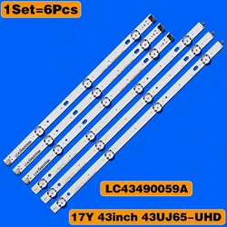 for LG 43LK5910PLC 43UJ635V 43UJ675V 43UK6300PLB 43UJ634V 43UJ630V 43UJ561V 43UJ655V LC43490059A LC43490058A