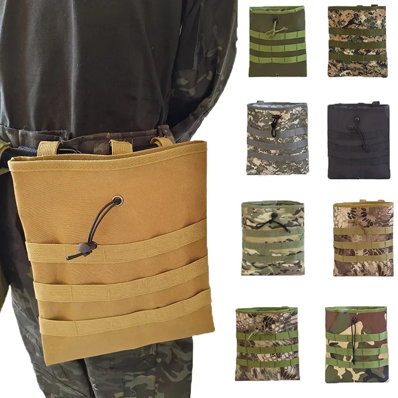 حقيبة تفريغ Airsoft التكتيكية ، حقيبة أدوات Mag Magazine ، حقيبة استرداد Multicam Camo ، اكسسوارات الصيد في الهواء الطلق