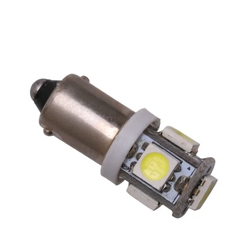 100 X T11 DC12v BA9S 5 SMD 5050 Bohlam Lampu LED 5SMD T4W 1445 Q65B H6W 182 53 57 Lampu Indikator Mobil Lampu Baji Bohlam Interior