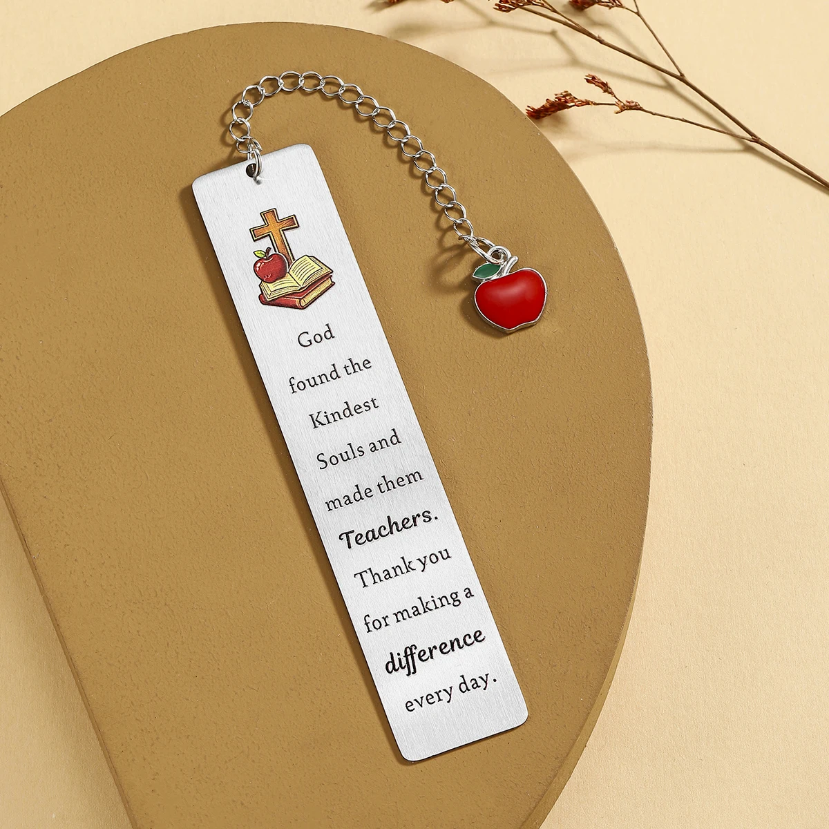 Christian Teacher Appreciation Gifts - Bookmarks for Women, End of Year & Teachers Graduation Retirement Back to School