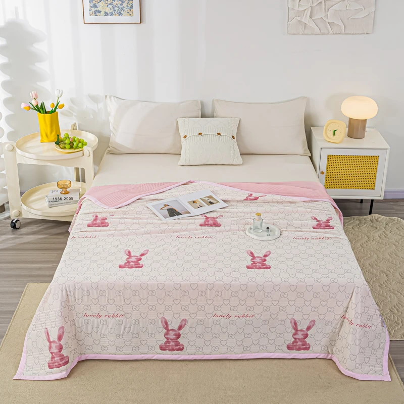 New Spring Comforter Summer Quilt For Double-bed Quilt Thin Wadding Blanket Bedroom Bedding Cover Lightweight 1kg