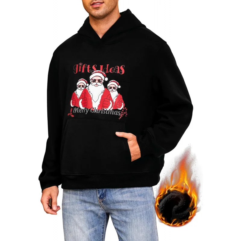 Ugly sweatshirts Christmas wool hoodiesmen's and women's Thanksgiving pulloversparty gifts