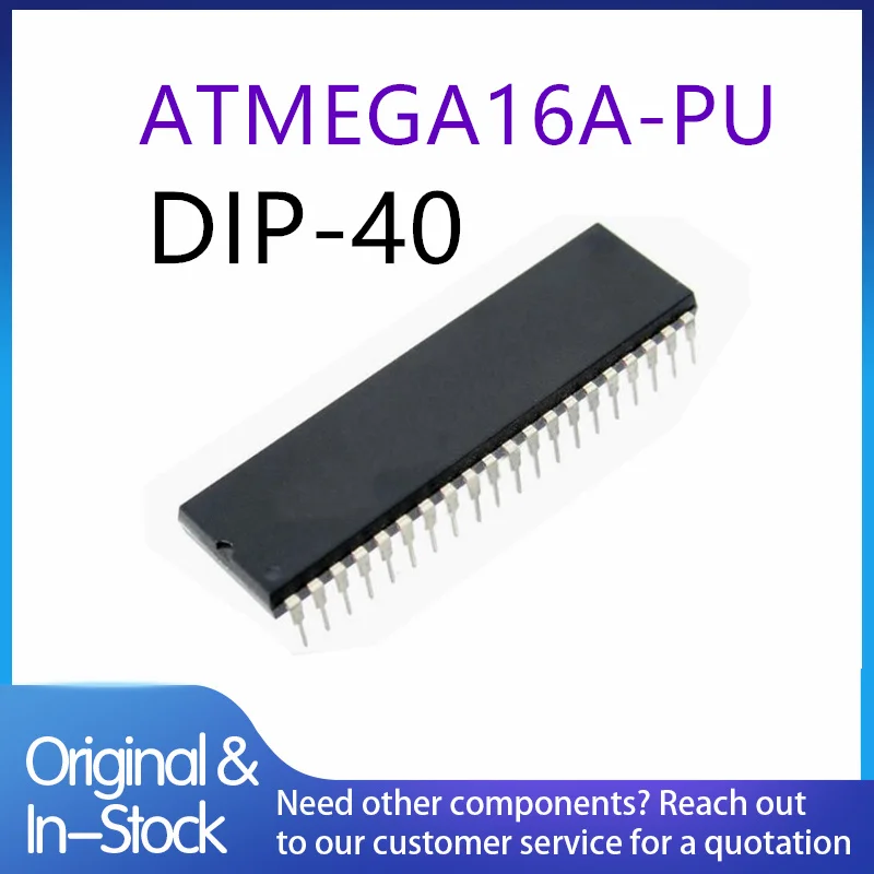 (1piece)100% New ATMEGA16A-PU ATMEGA16A PU DIP-40 Chipset