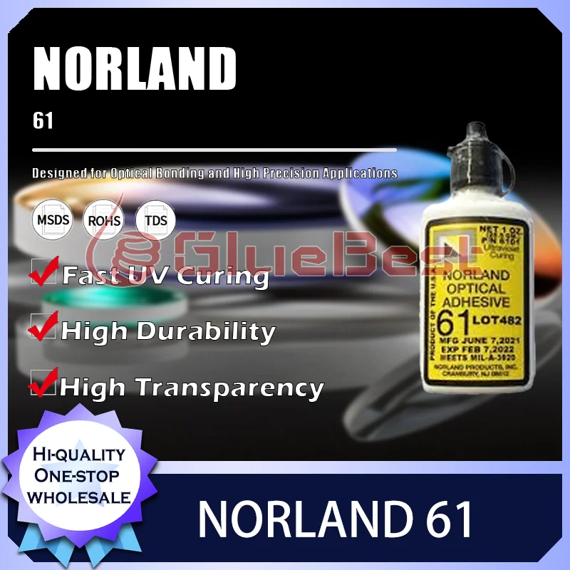 

NORLAND 61 UV Optical Curing Agent for High-Performance Adhesive and Coating Applications Original Product