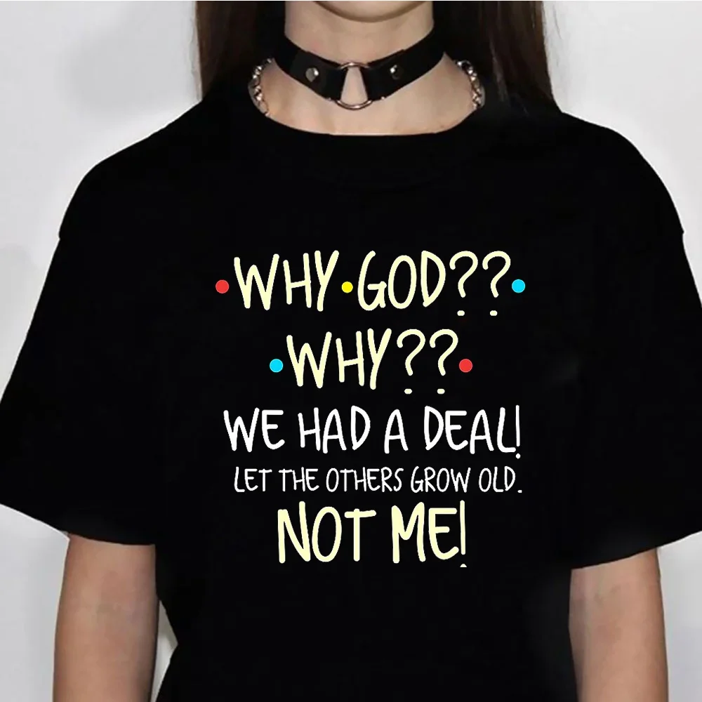 Friends Tv Show tshirt women anime harajuku Tee female streetwear 2000s harajuku clothes  women clothing  y2k top
