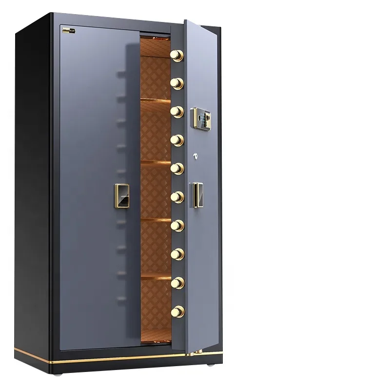 Safety Deposit Box Luxury Solid Steel Safe Home Office Bank Heavy Duty Fireproof Safe Large Storage Space Safe