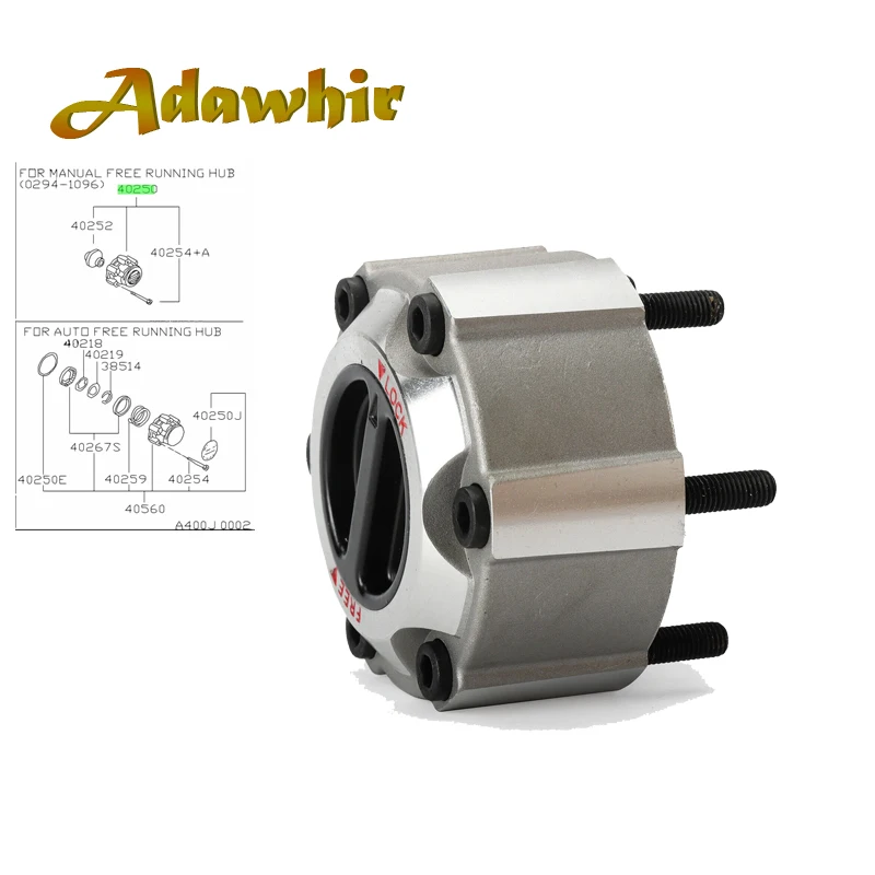 

27-Spline Manual Wheel Locking Hub Kit For Nissan Navara D21 (OEM: 40250-32G10)