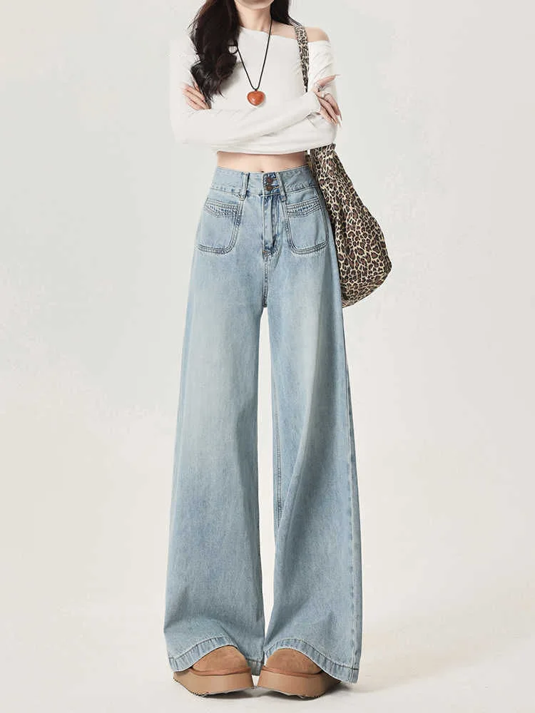 

Широкие брюки, льняные женские летние быстросохнущие свободные брюки INS Trend, милые молодежные каникулы, мягкие завязки, спандекс, струящийся