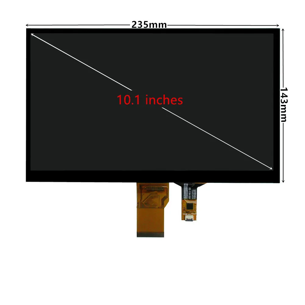 

10,1-дюймовый экран дисплея и запасные части для емкостного сенсорного экрана