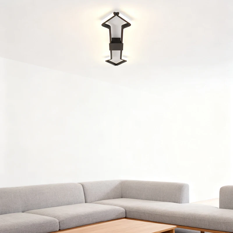 السهم ضوء السقف الحديثة داخلي LED مصباح الممر الدرج ضوء الاتجاه غرفة نوم غرفة المعيشة تركيبة إضاءة الزخرفية