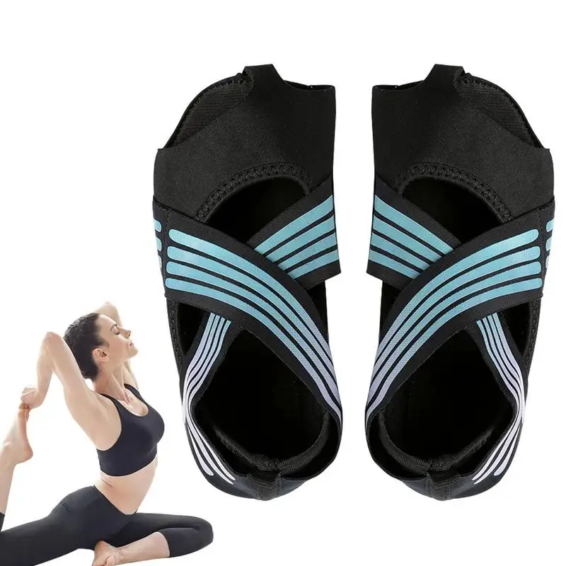 Pilates Grip Socks Soft Sole Comfortable Grip Shoes Pilates Shoes Lightweight Barre Shoes Feet Support Ergonomic Anti-Slip For