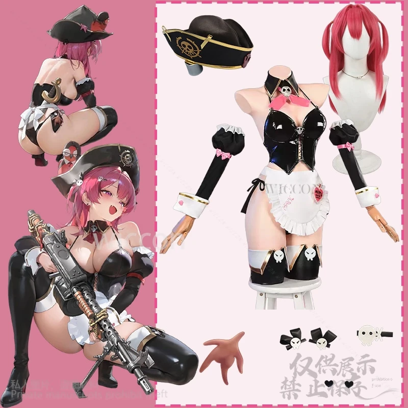 

Anime Game Nikke: The Goddess Of Victory Mast Lingeries Sexy Cosplay Uniform Costume Hat Bikini Maid Wigs For Girls Customized