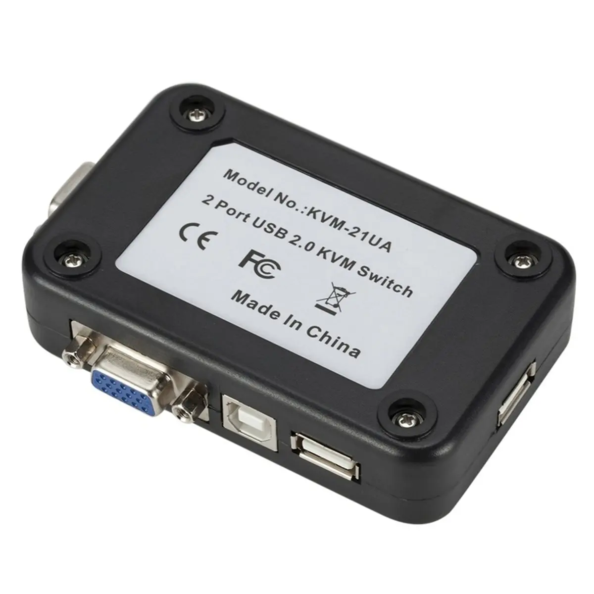 【a03r】-usb-20-kvm-スイッチ-スイッチャー-1920x1440-vga-svga-スイッチ-スプリッター-ボックス-2-ポート-ケーブル-2-本付き
