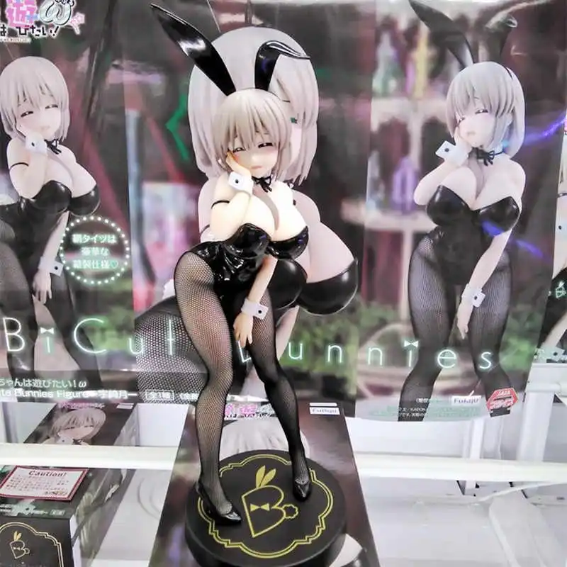 Hot items Uzaki-San Wants To Play 29cm Uzaki Tsuki Bunny Girl Anime Figure Toys Gifts Boy Chrismas Gifts Collectible Model Toys