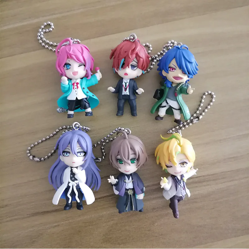 Anime Hypnosis Microphone Figurine Pendant Gashapon Capsule Toy Division Rap Battle DRB Action Figure MC Keychain Collection