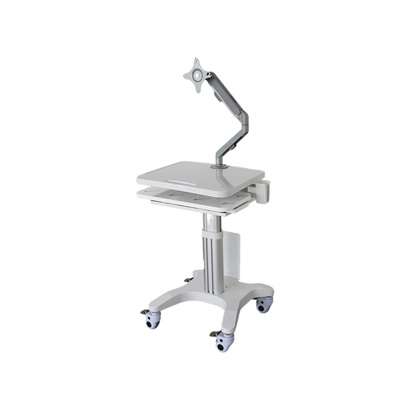 New Dental Scanner Medical Stroller Aviation Aluminum Lifting Column 64-84cm Height Adjustable Multi-Axis Pneumatic Bracket