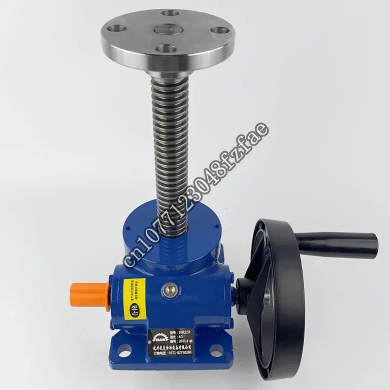 Leading Screw Lift  Handwheel  Collar Cegar Swl1T/2.5T Hand-Cranking Worm Lifting PlatformSWL Lift Reducer