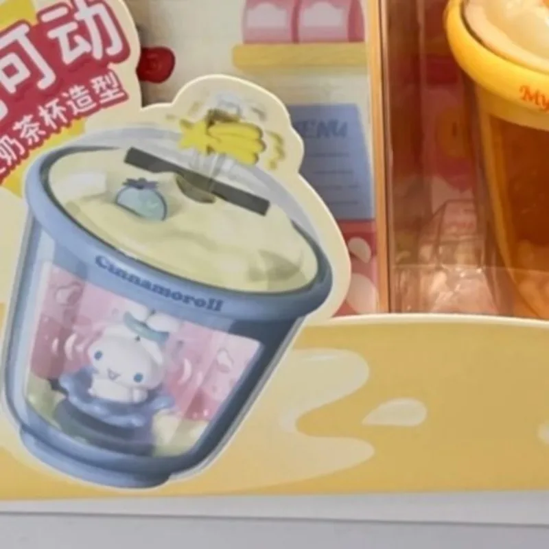 Sanrio Animation Hello Kitty Kuromi ma mélodie Pochacco lait thé tasse série jouet à la mode Figure dessin animé ornements cadeau en gros