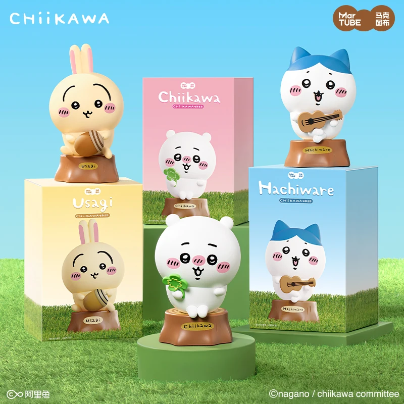 

Authentic Chiikawa Singing Series Bluetooth Speaker Figurines Toy Kawaii Hachiware Usagi Desktop Ornaments Anime Peripheral Gift