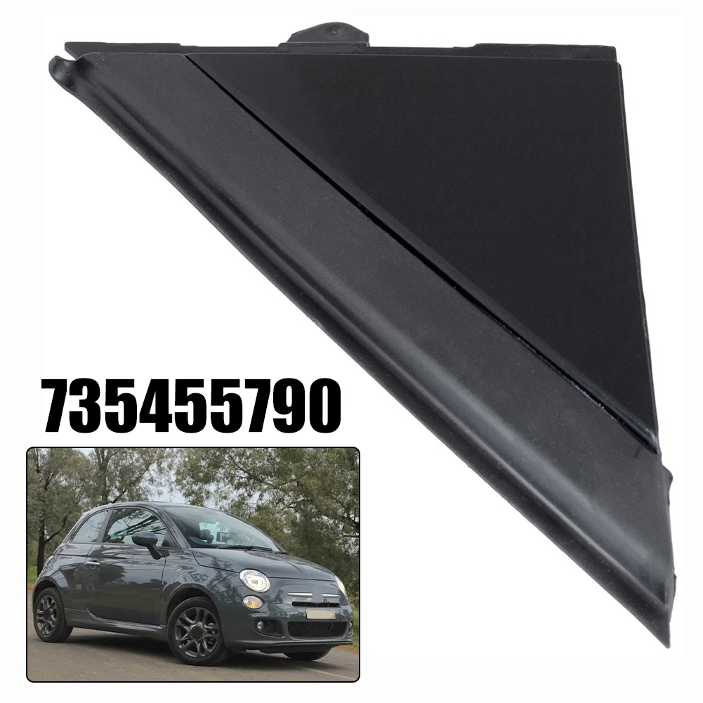 

Automobile Exterior Mirror Triangle Panel Right Side 735455792 for Fiat 500 2007 and Up ABS Material Replacement