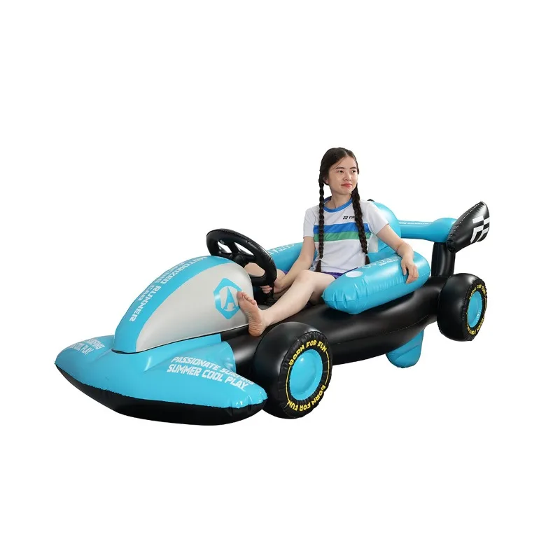 Inflatable electric floating row thruster, water racing style water driving floating chair propeller