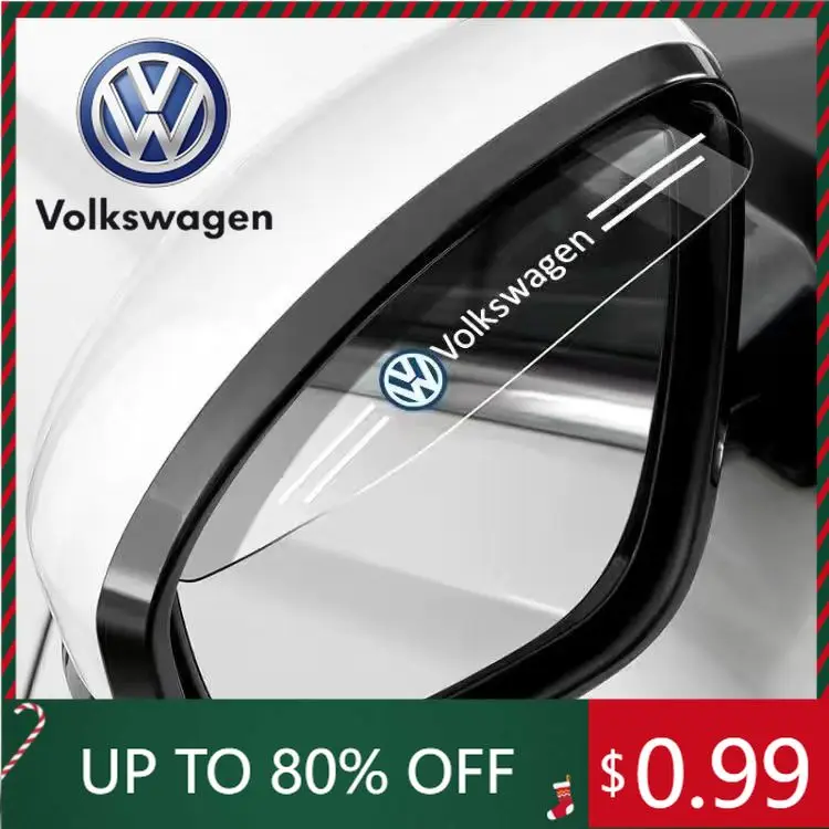 

Для VW Volkswagen Jetta MK5 Golf 2 шт. Защитные накладки из ПВХ на боковые зеркала заднего вида от дождя, аксессуары для Volkswagen Golf Touareg Beetle